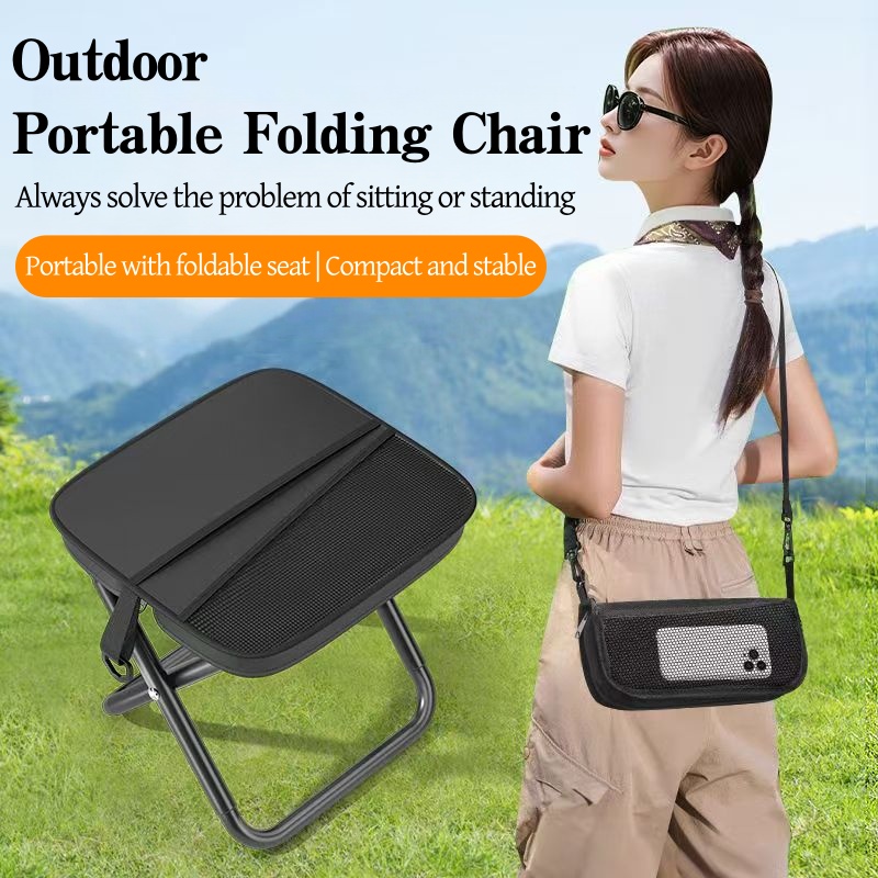 Fishing Backpack - 4Q 휴대용 접이식 배낭 의자 경량