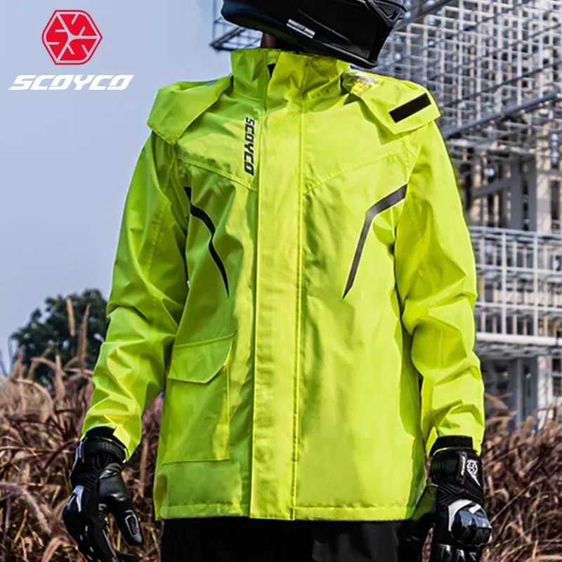 Fishing Rain Suit - SCOYCO 오토바이 분리형 레인코트 세트 폭우