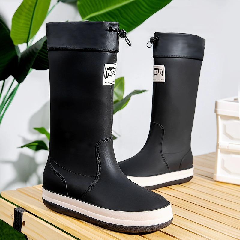 남성용 롱 부츠, 가을용, 낚시용, 방수, 미끄럼 방지 - Fishing Boots 리뷰 및 가격
