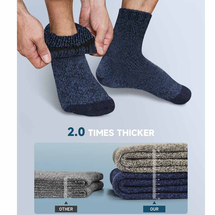사이클링, 낚시, 등산용 겨울 양말 1/6켤레, 남성용 - Fishing Socks 리뷰 및 가격