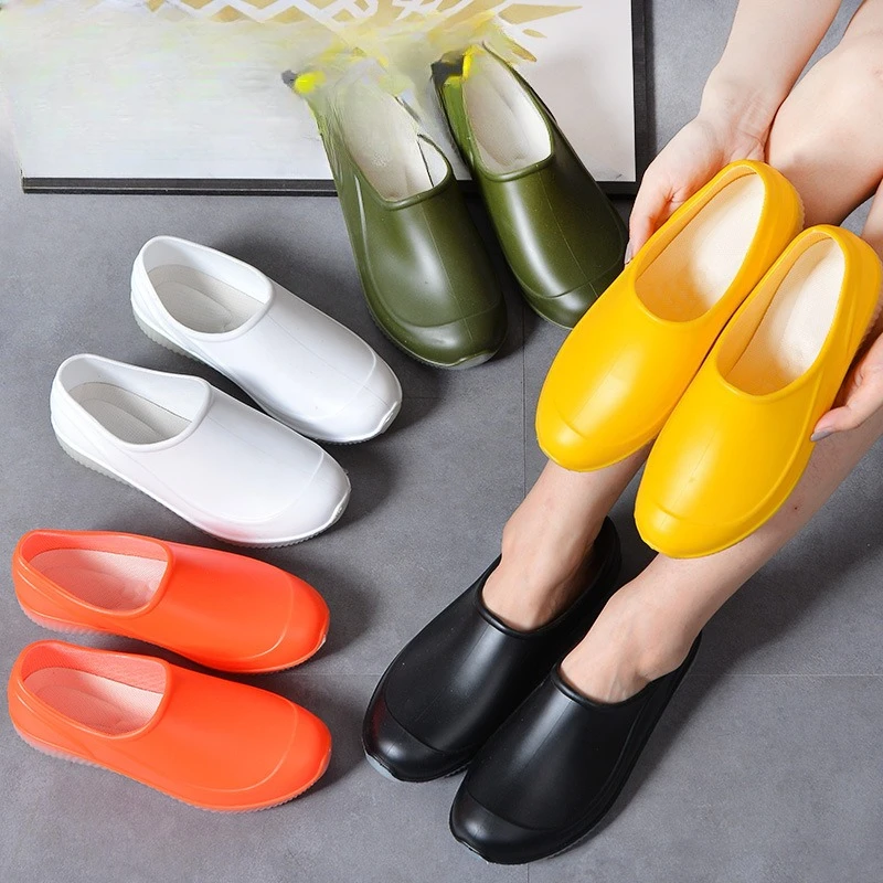 러버 디자인 방수 PVC 로퍼 신발 남성용 앵클 슈즈  - Fishing Boots 리뷰 및 가격