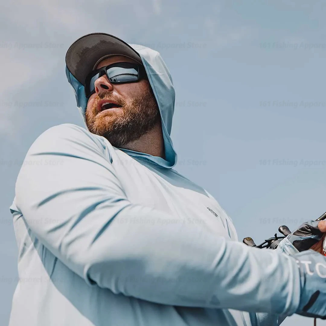 MALFC 낚시 의류 남성 후드 낚시 셔츠 긴팔 낚시  - Fishing Shirt Uv Protection 리뷰 및 가격