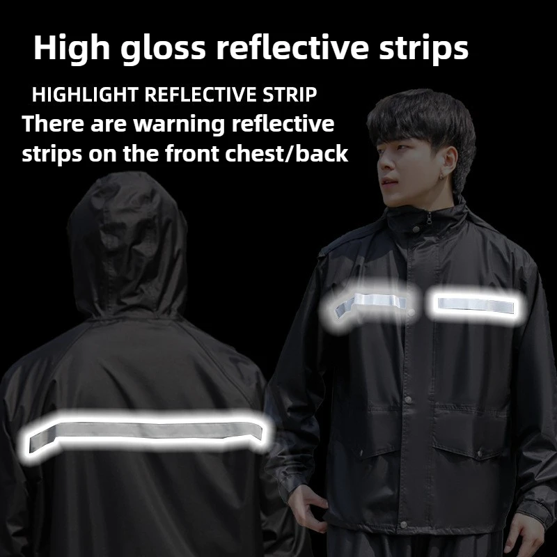 비옷과 비옷 정장 전신 폭우 예방 전기 자전거 오토바이 - Fishing Rain Suit 리뷰 및 가격