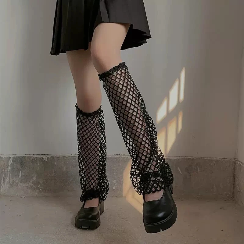 여성 여름 JK 낚시 그물 긴 양말 로리타 스타일 야외 - Fishing Socks 리뷰 및 가격
